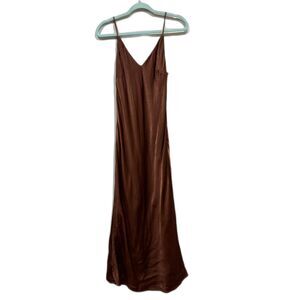 chinese dress ladies Alix Maxi Tie Front Dress In Chocolate By Bardot l High St. Hire